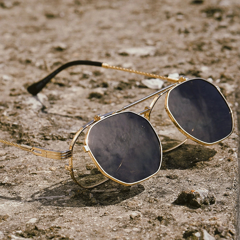 Dual-Mode Tactical Sunglasses