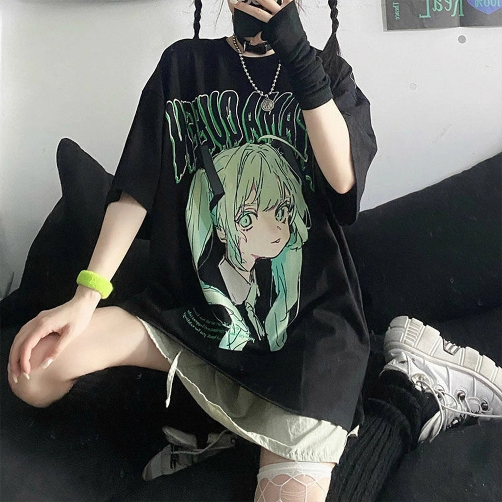 Kawaii Anime Oversized T-Shirt