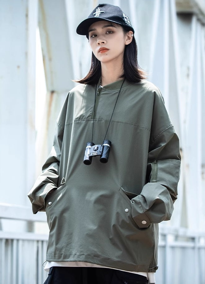 Breathable Cargo Techwear Jacket