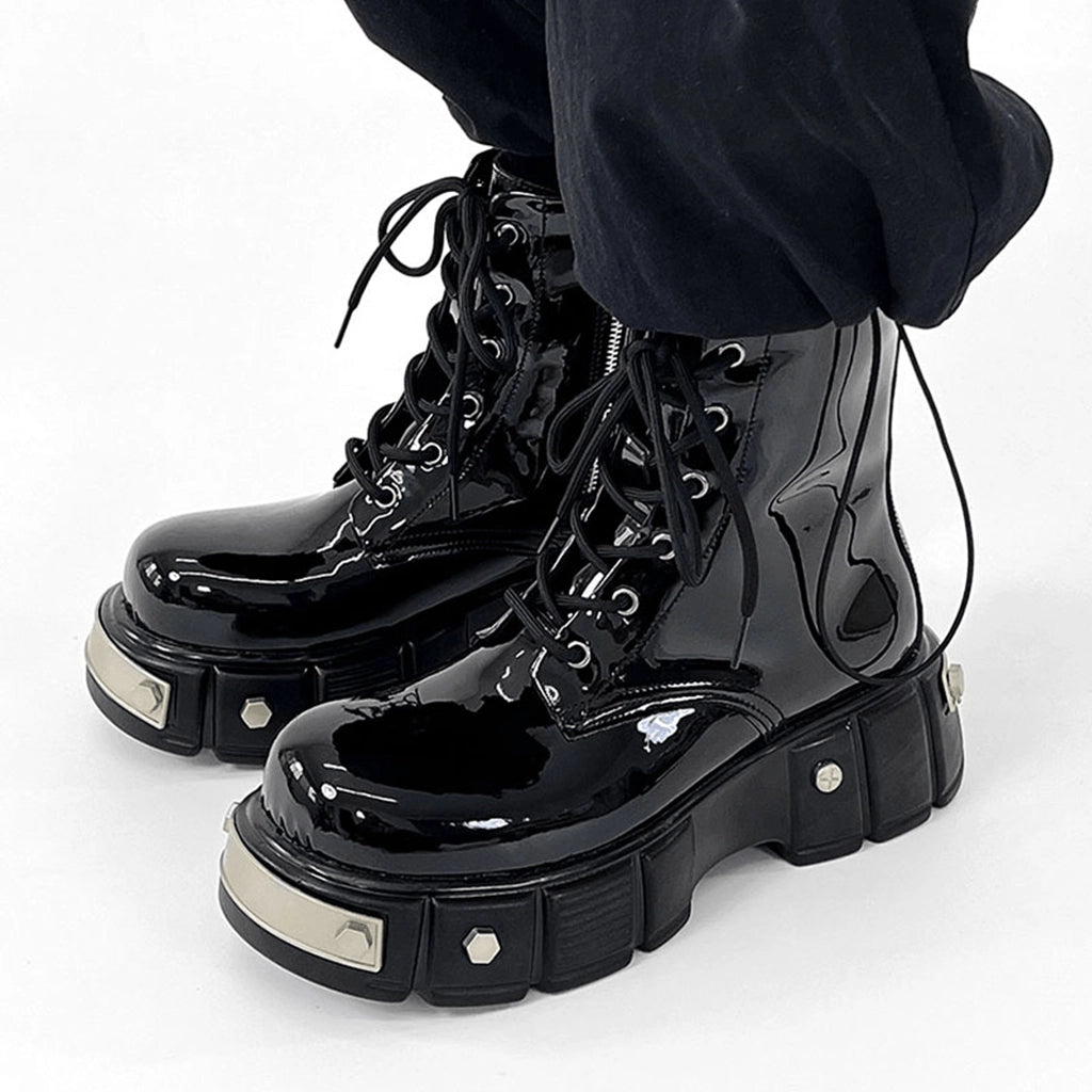Cyberpunk Platform Boots