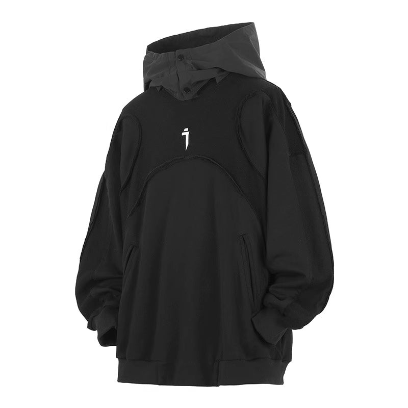 Black Techwear Hoodie