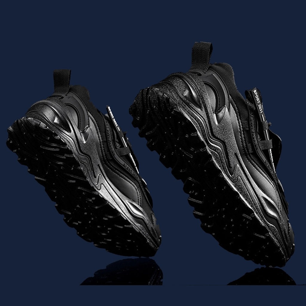 Chunky Black Sneakers