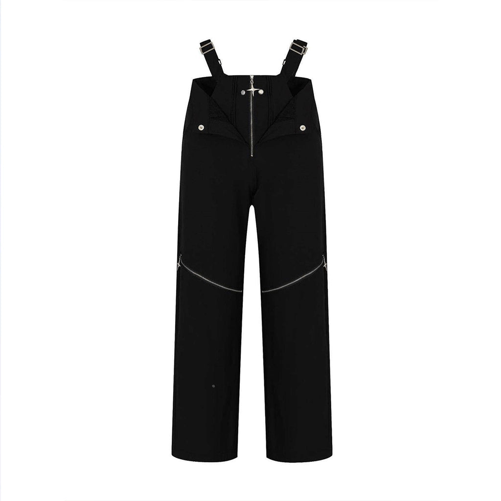 Black Pants with Zipper Details