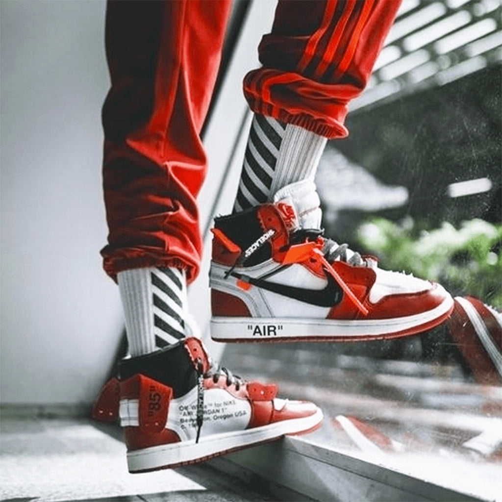 Diagonal Stripe Socks