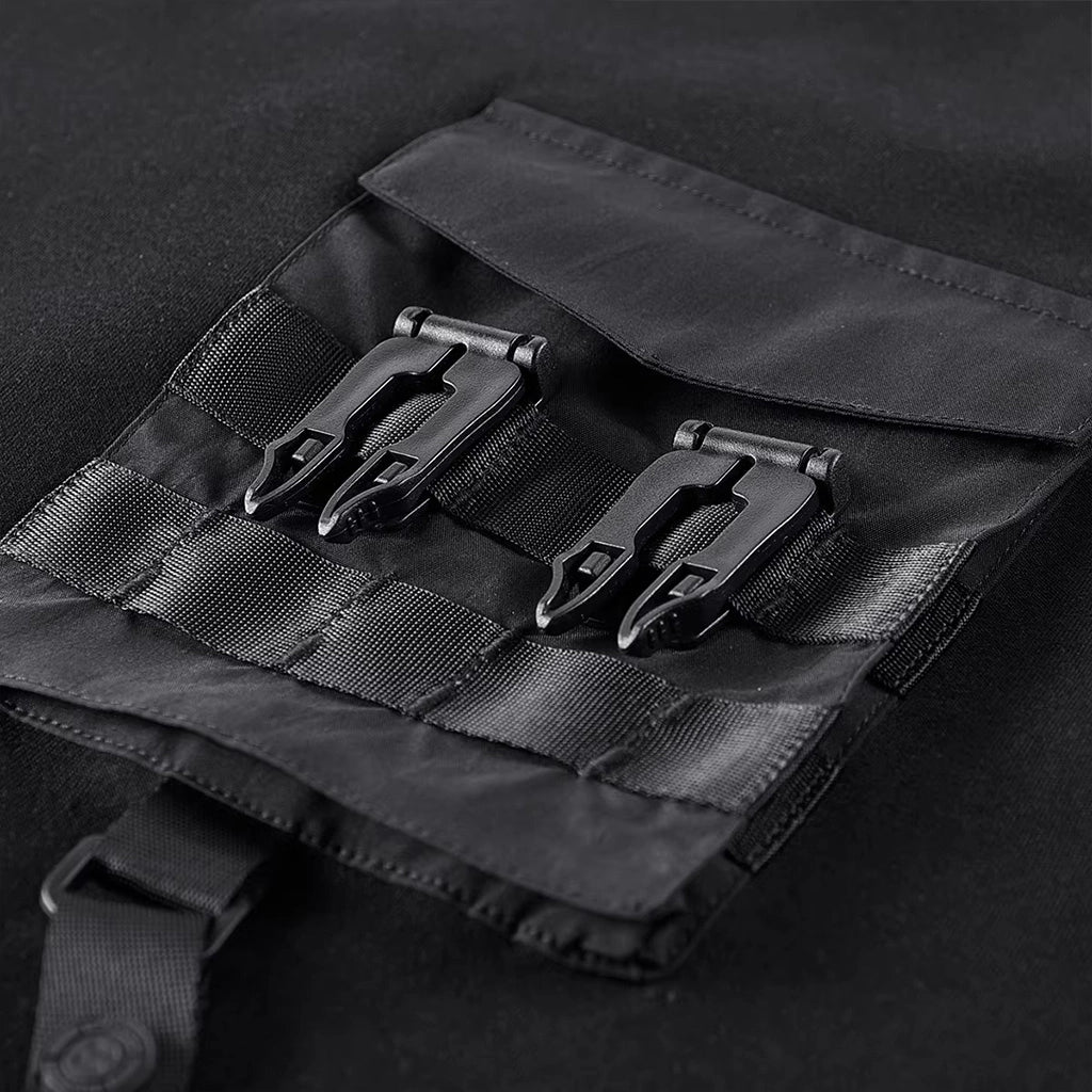 Street-Ready Black Techwear Shirt