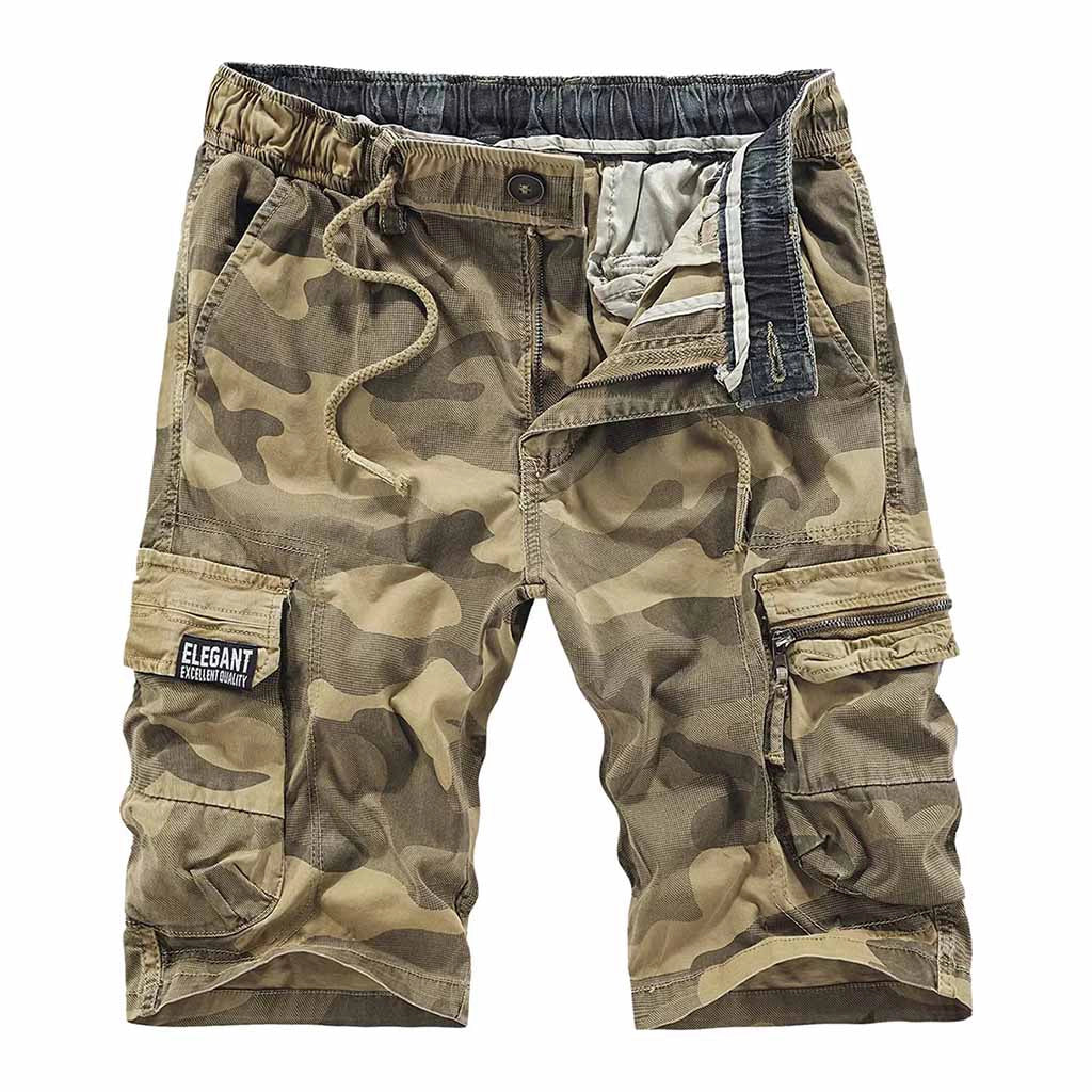 Camo Military Cargo Shorts