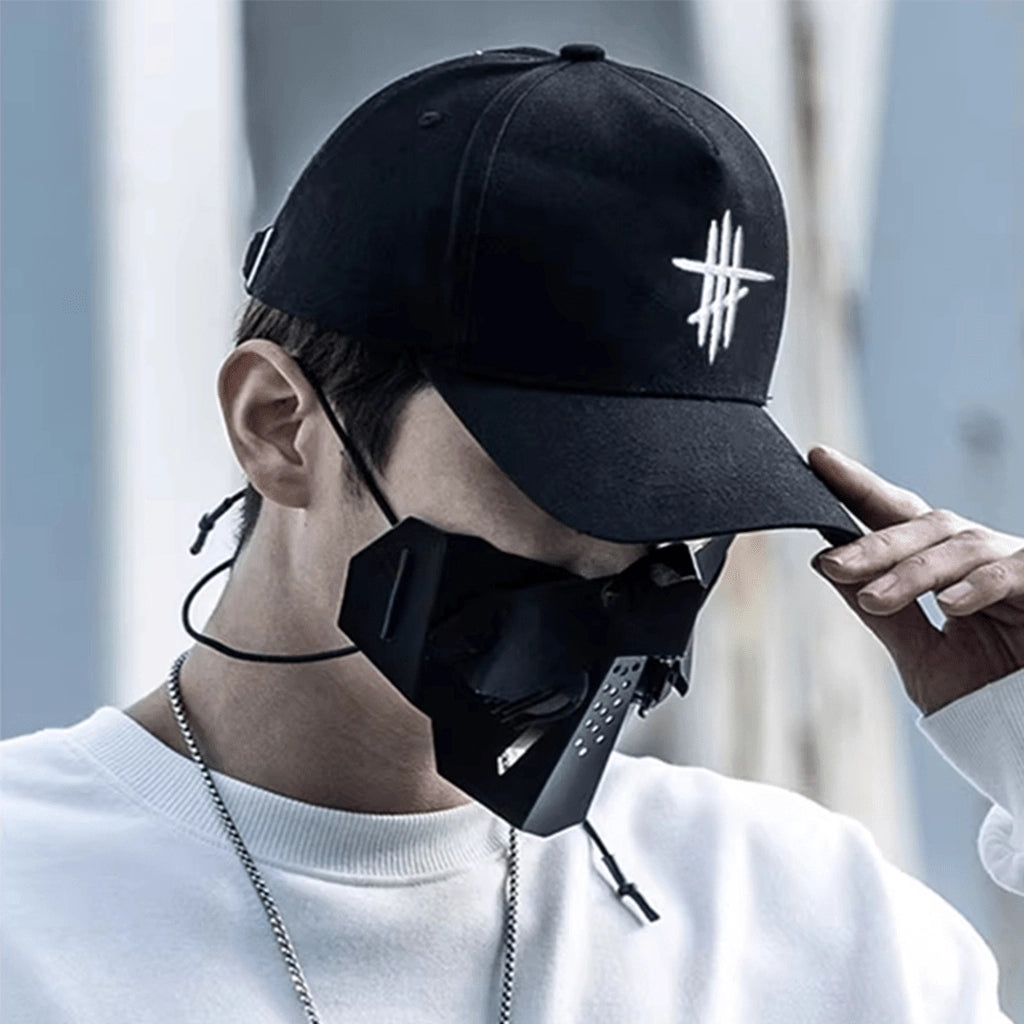 Black Techwear Cap