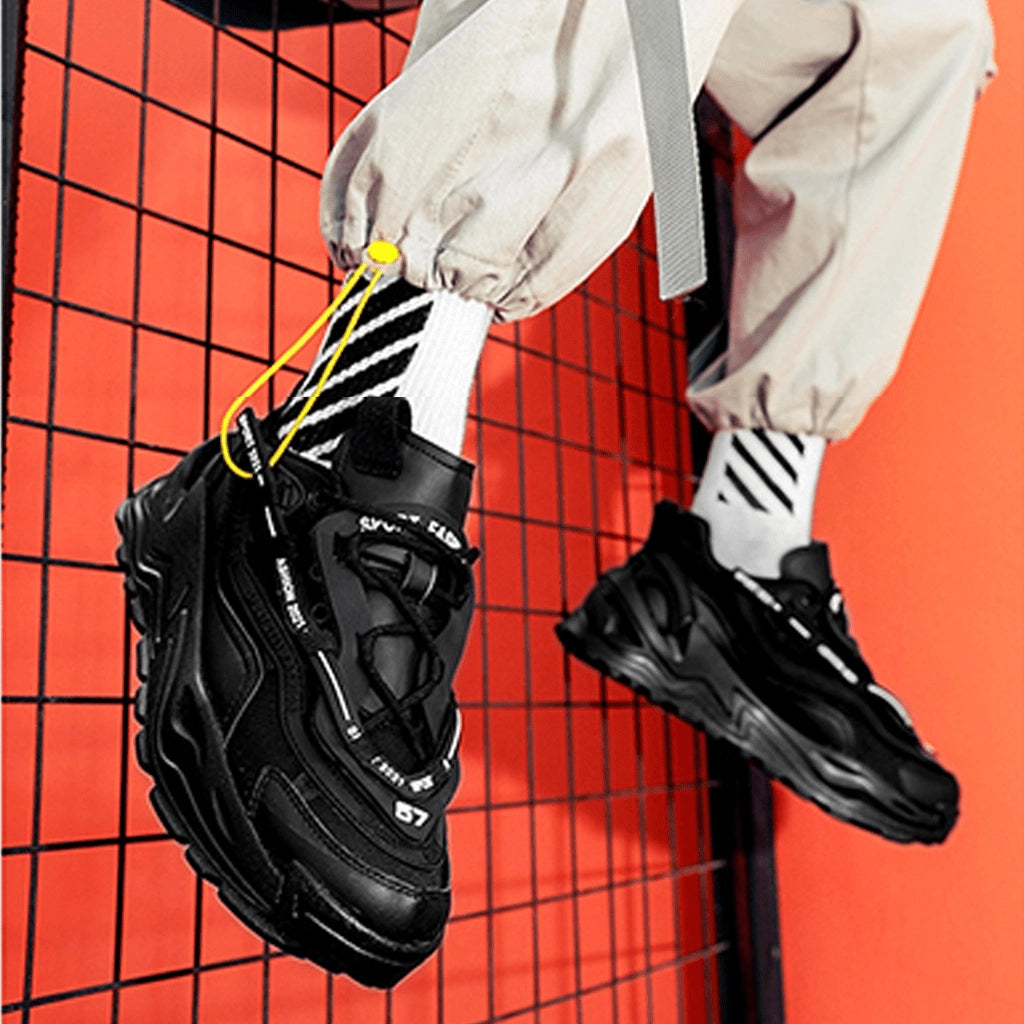 Chunky Black Sneakers