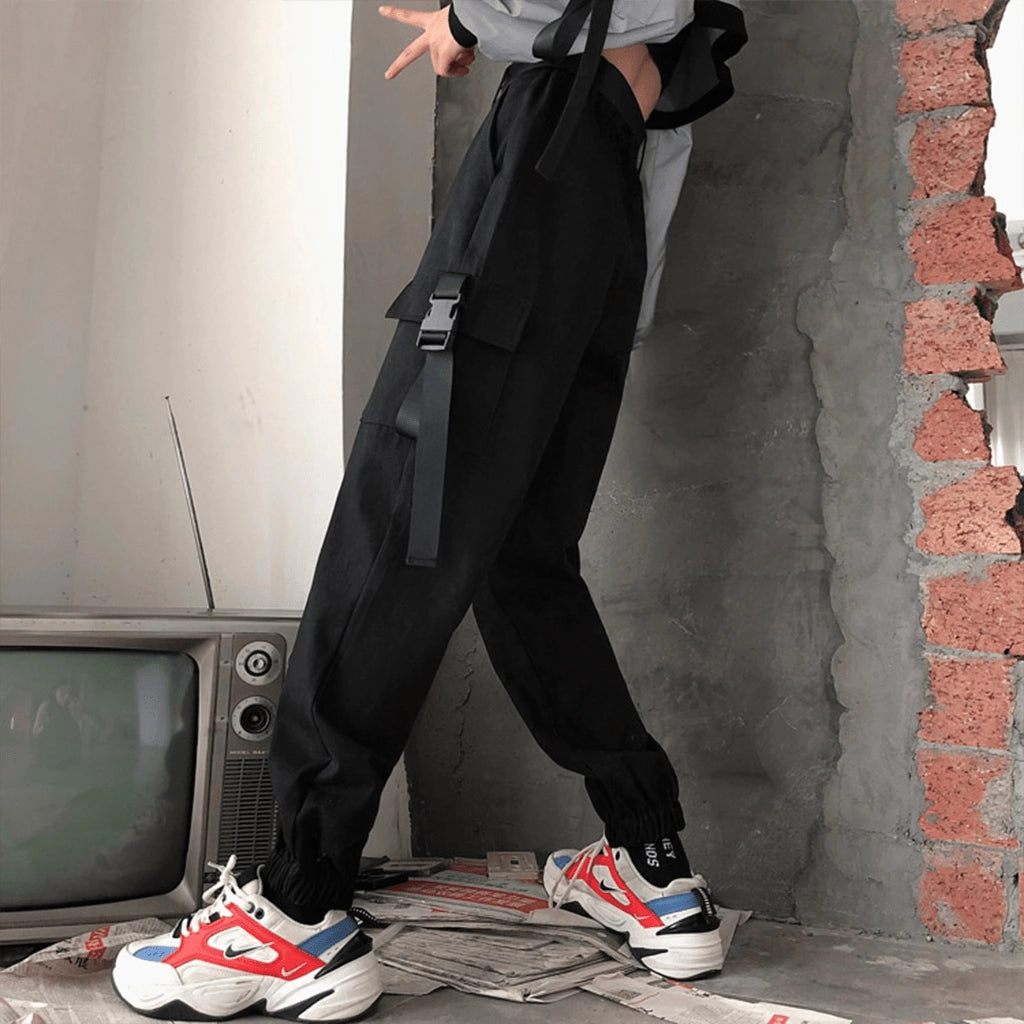 Green Pants with Utility Pockets