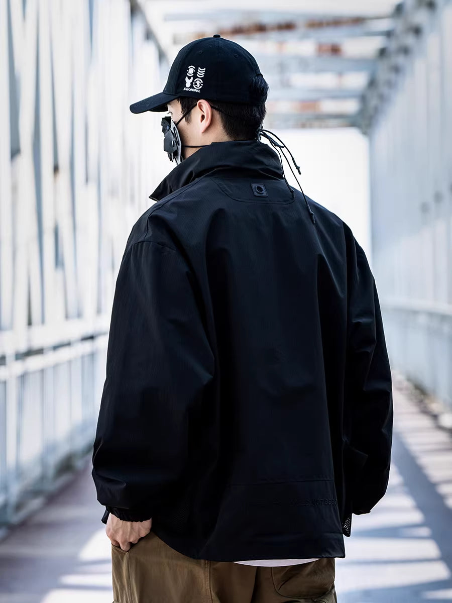 Utility Pocket Techwear Jacket