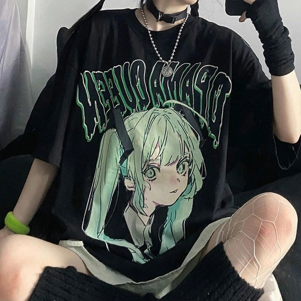 Kawaii Anime Oversized T-Shirt