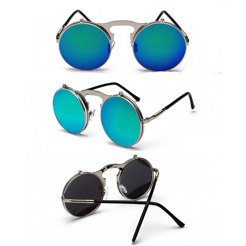 Steampunk Round Techwear Sunglasses