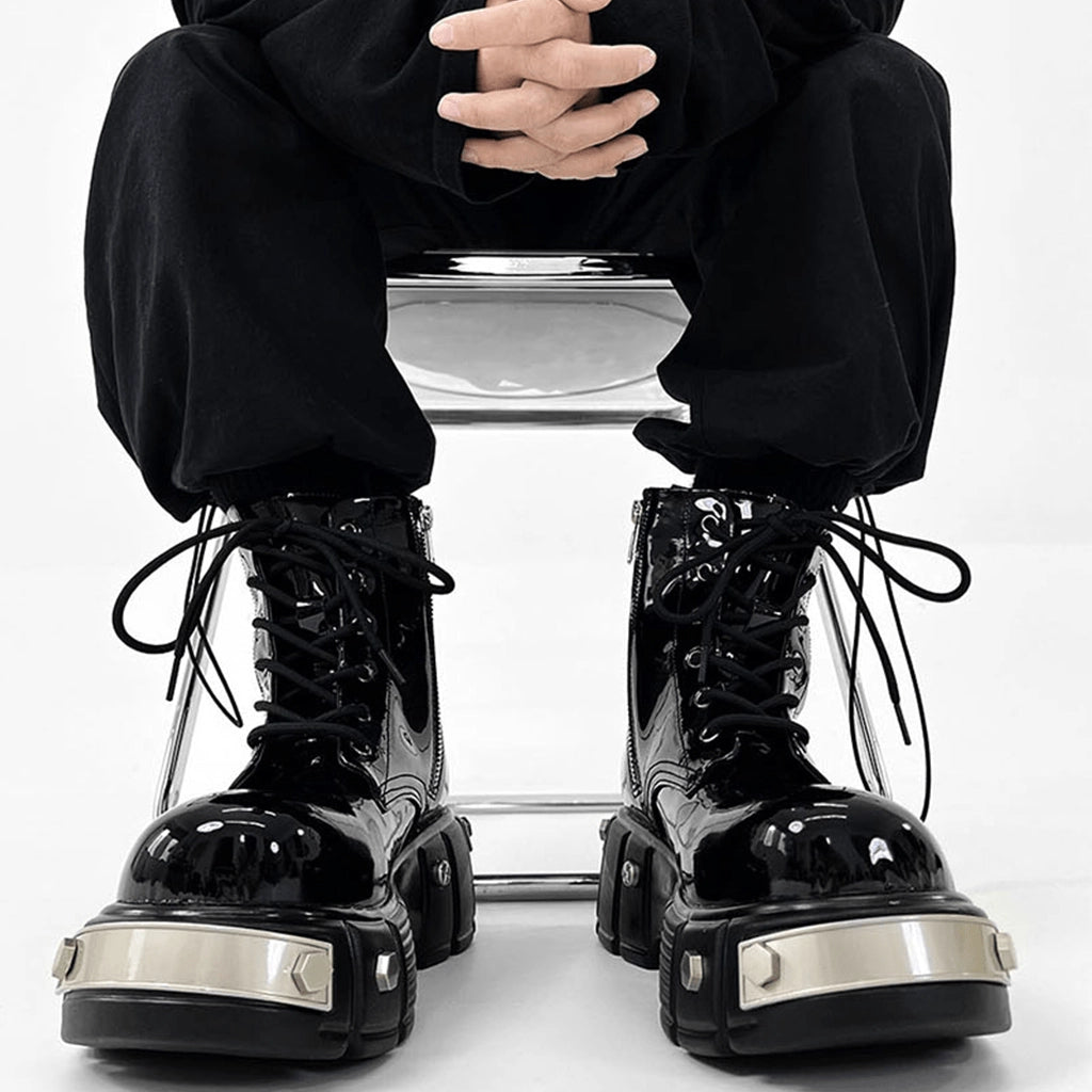 Cyberpunk Platform Boots