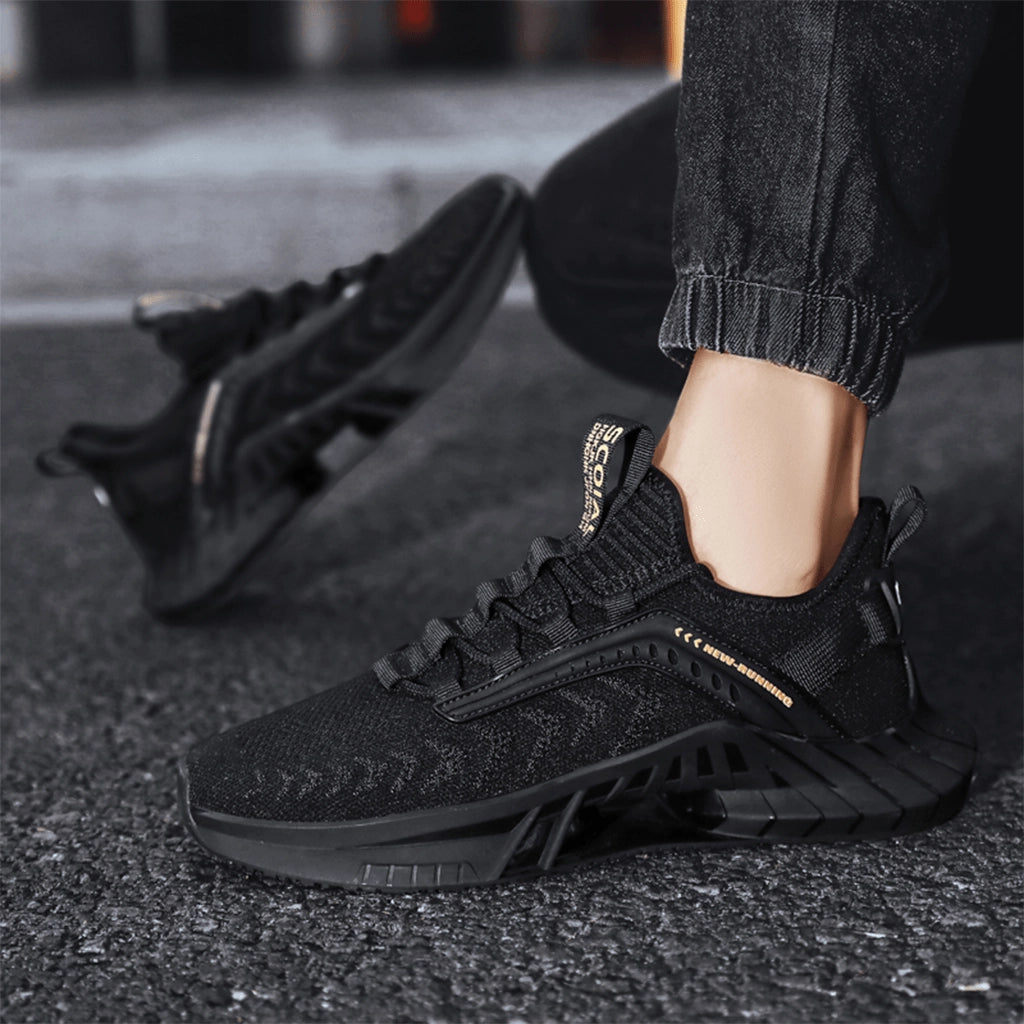 Black Techwear Sneakers