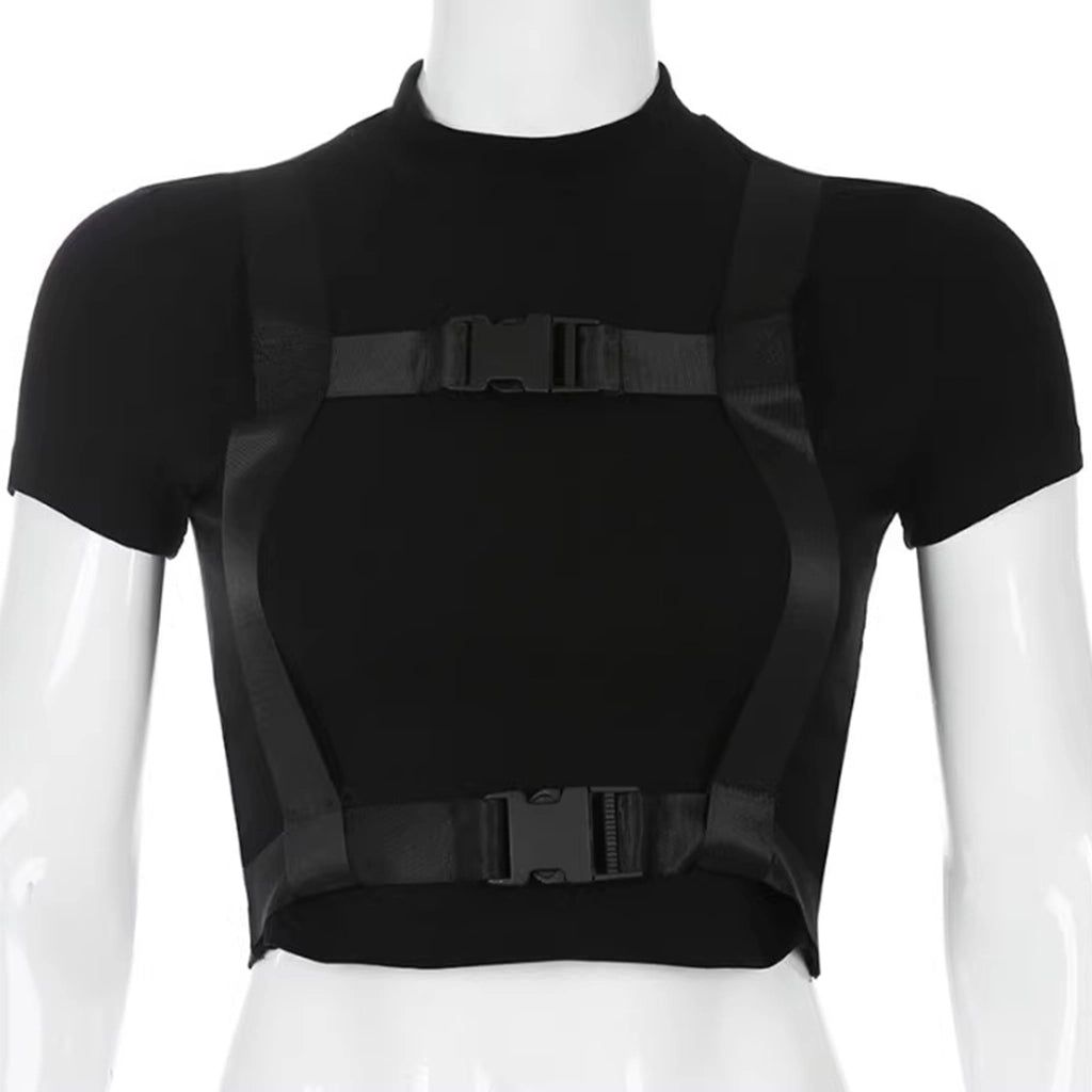 Tactical Buckle Harness Tee