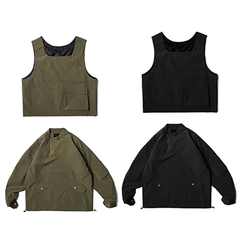 Breathable Cargo Techwear Jacket