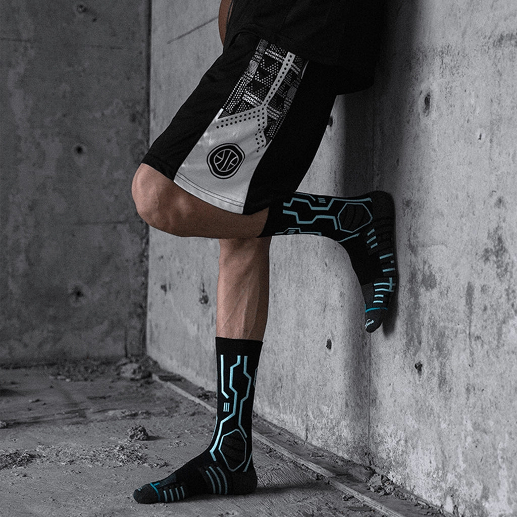 Cyberpunk Circuit Socks