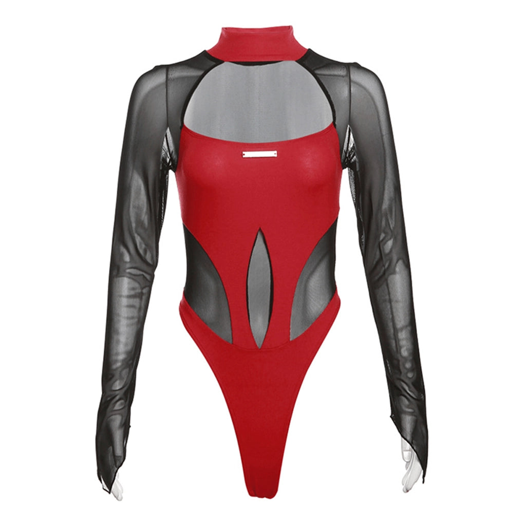 Cyberpunk Sheer Bodysuit