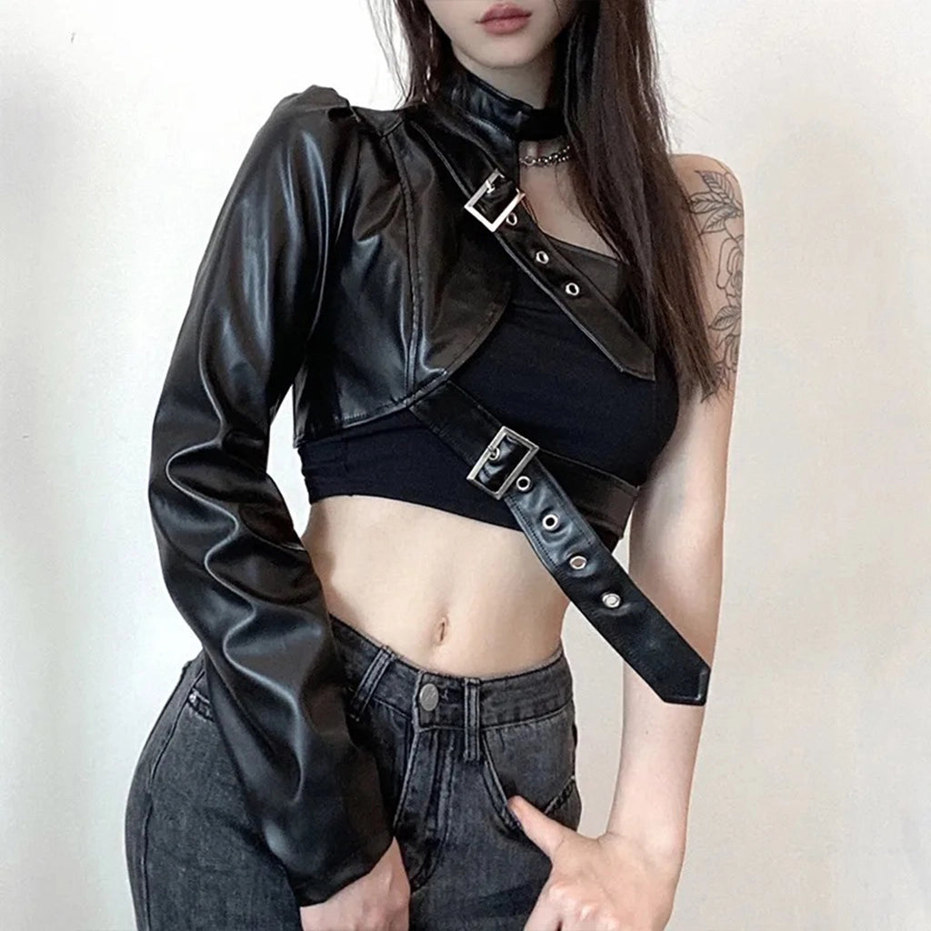 One-Sleeve Techwear Top