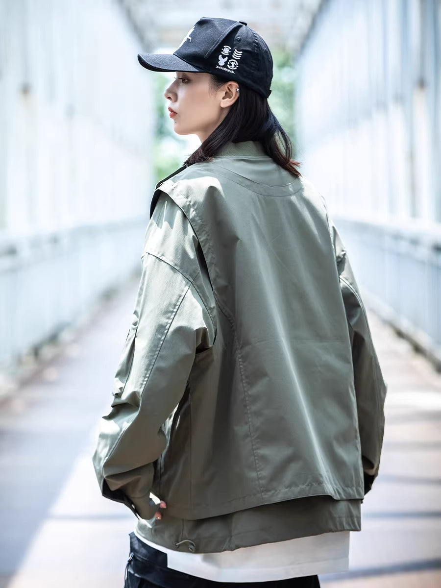 Breathable Cargo Techwear Jacket