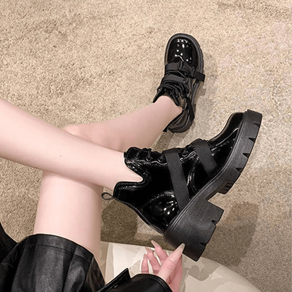 Glossy Patent Boots