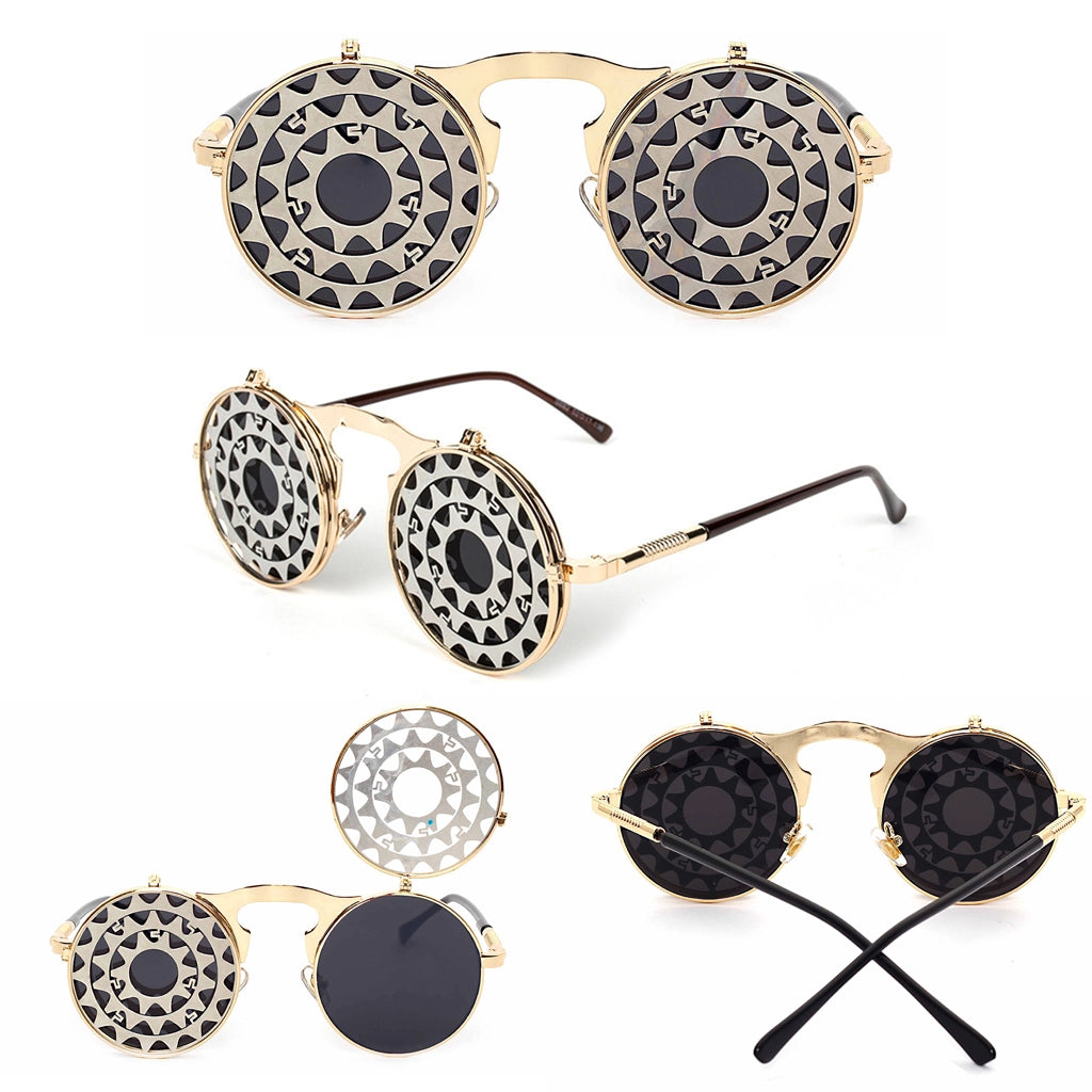 Steampunk Flip-Up Glasses
