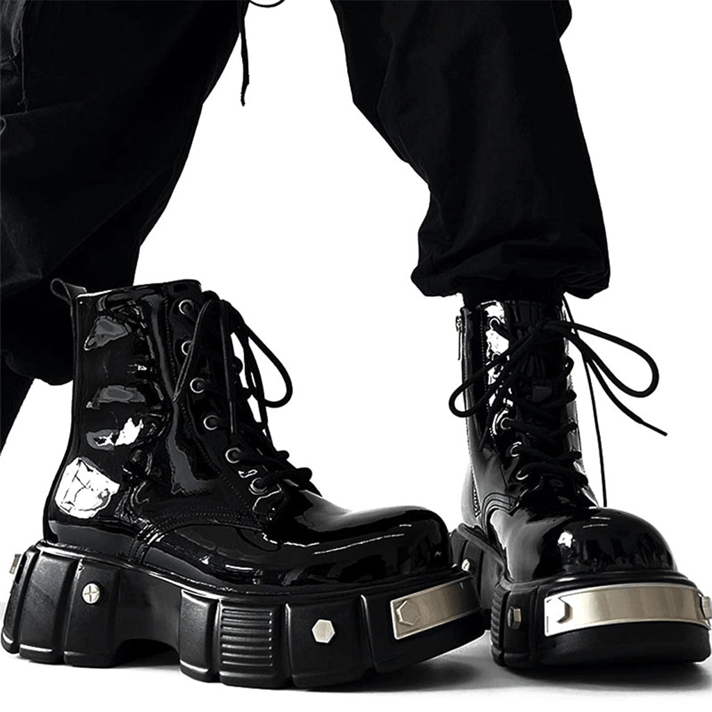 Cyberpunk Platform Boots
