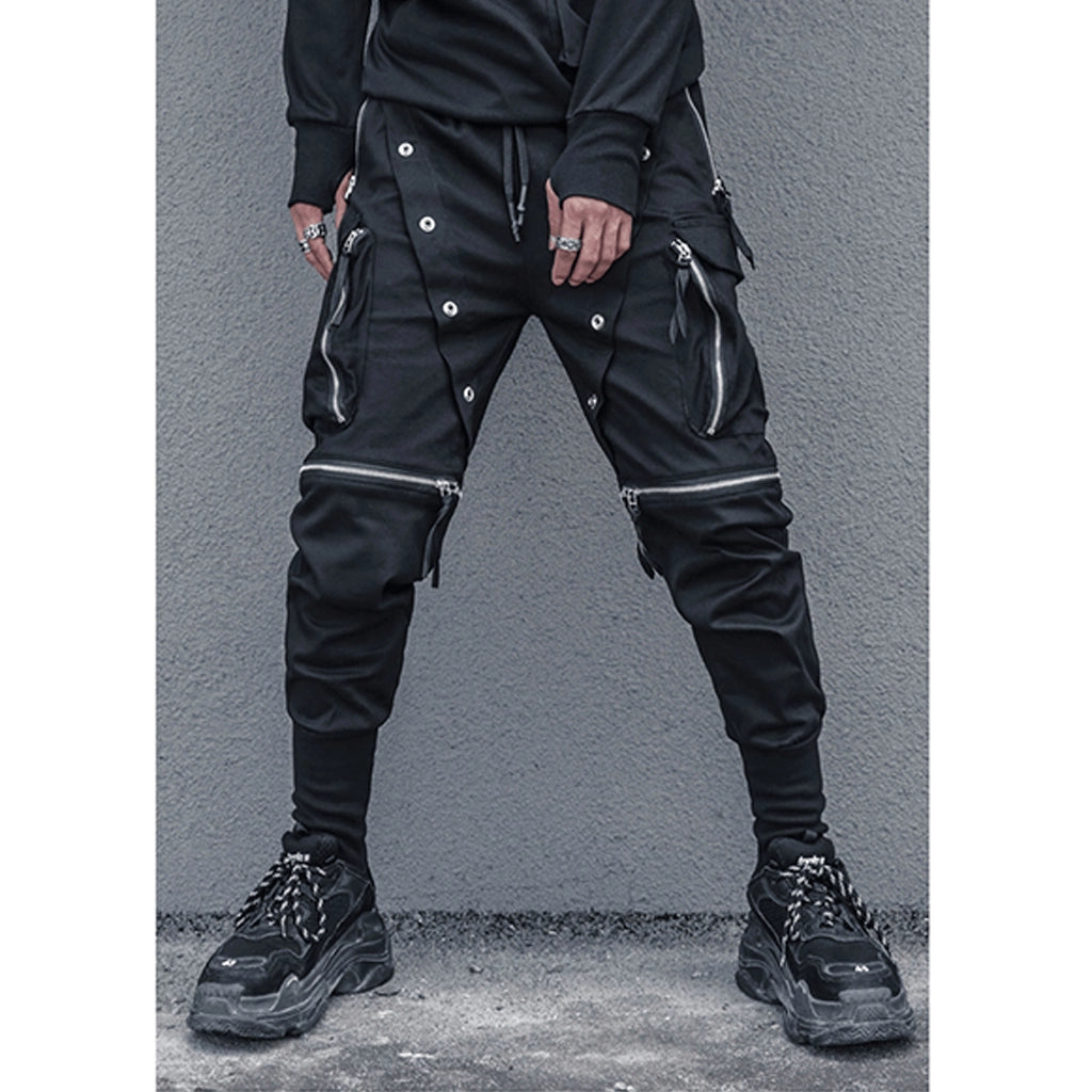 Bold Zipper Techwear Pants