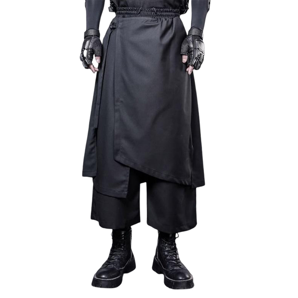 Multilayered Black Trousers