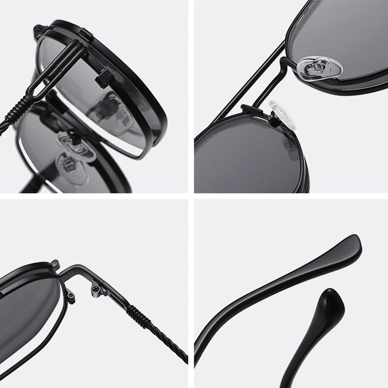 Dual-Mode Tactical Sunglasses