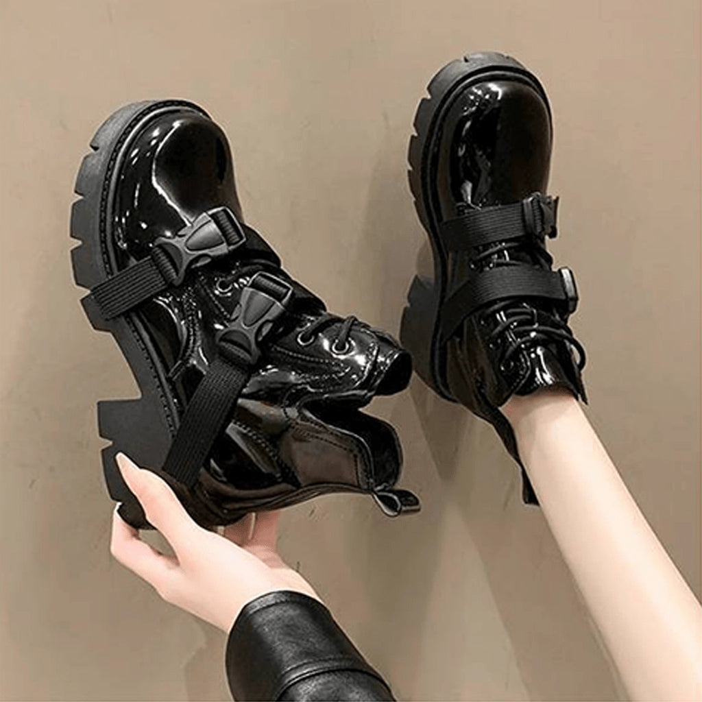 Glossy Patent Boots