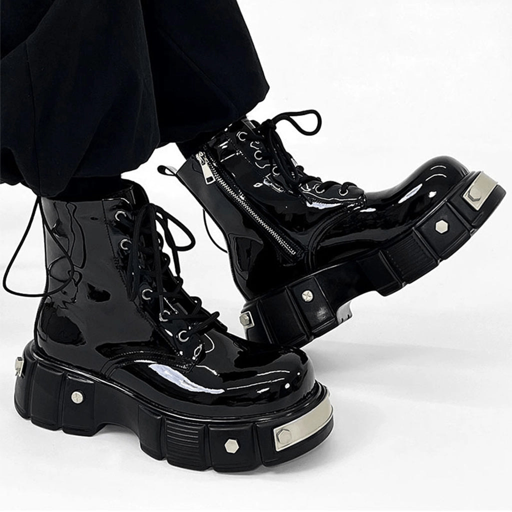 Cyberpunk Platform Boots