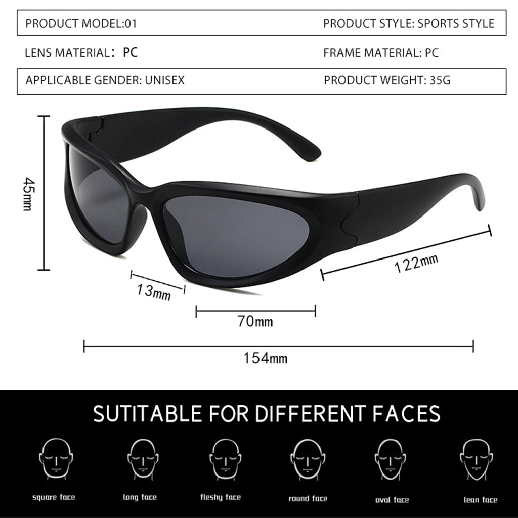 Matte Black Sunglasses