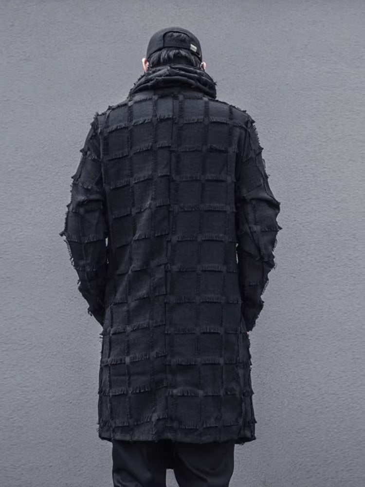 Lattice Techwear Long Coat