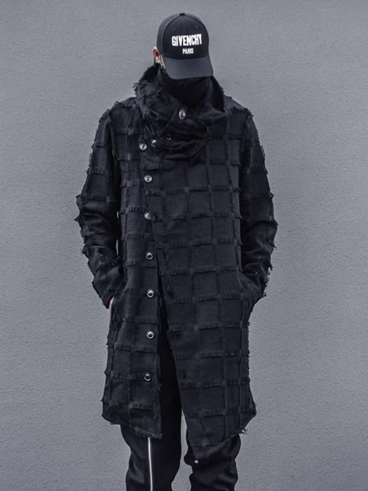 Lattice Techwear Long Coat