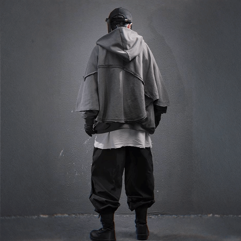 Layered Cyberpunk Hoodie