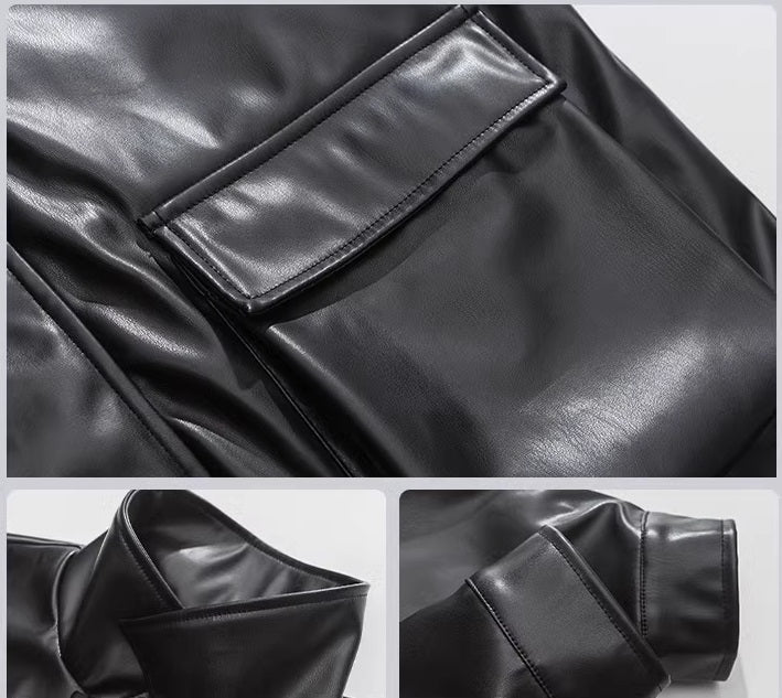 Women's Leather Motorcycle Jacket