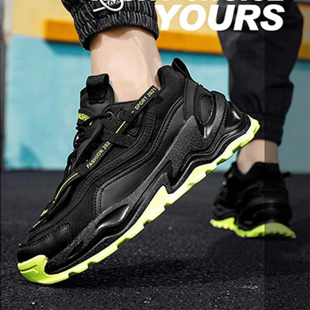 Chunky Black Sneakers