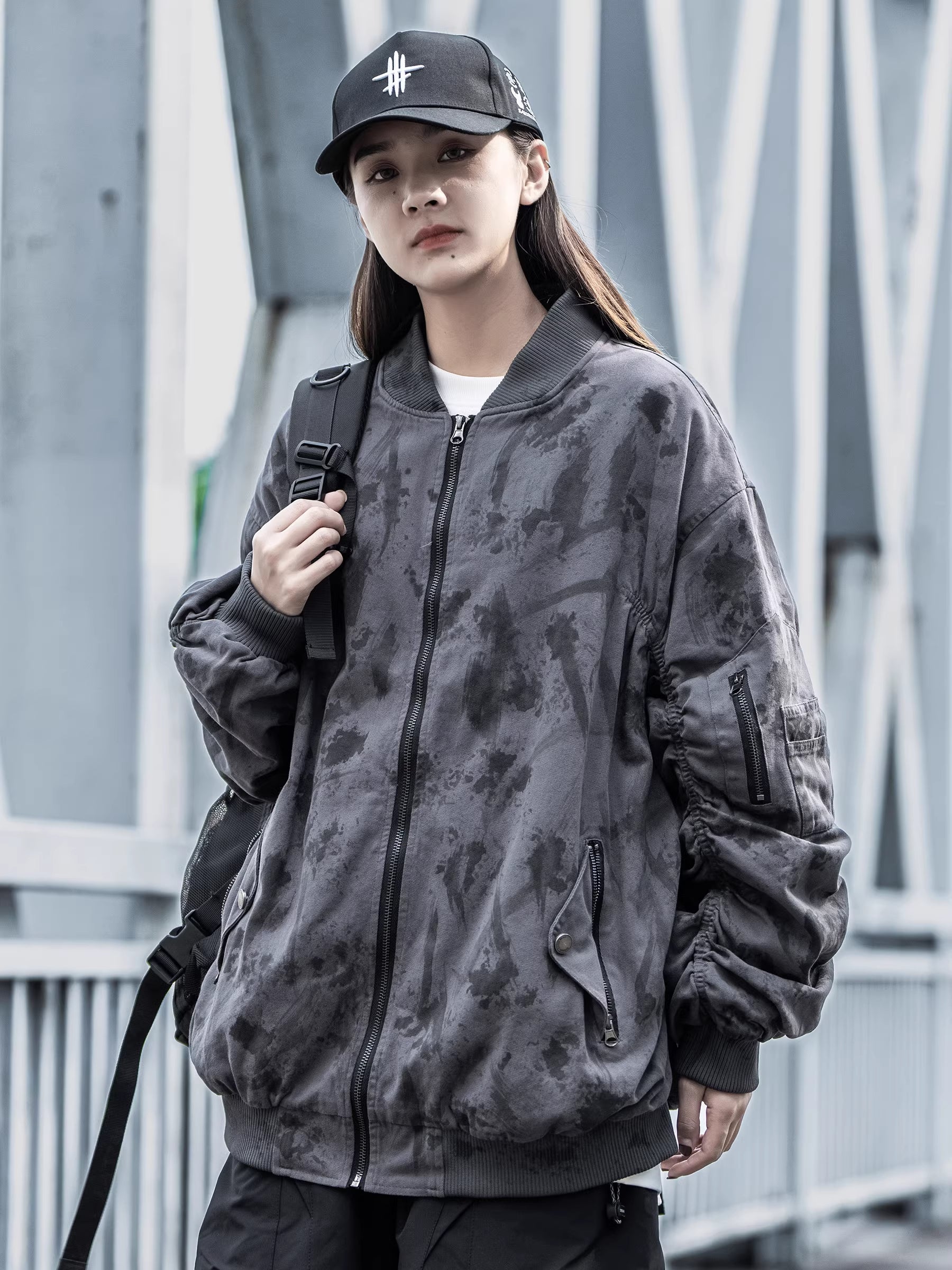 Dystopian Techwear Jacket