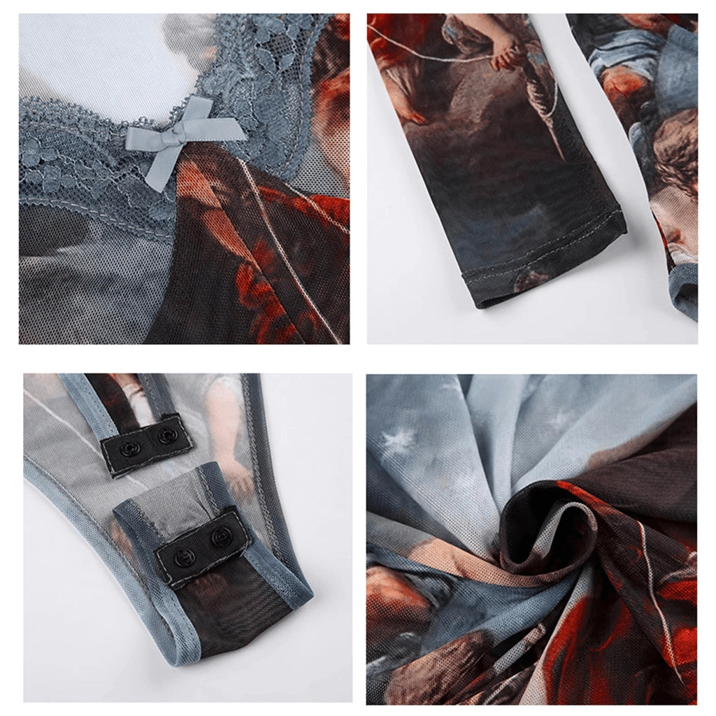 Renaissance Print Bodysuit
