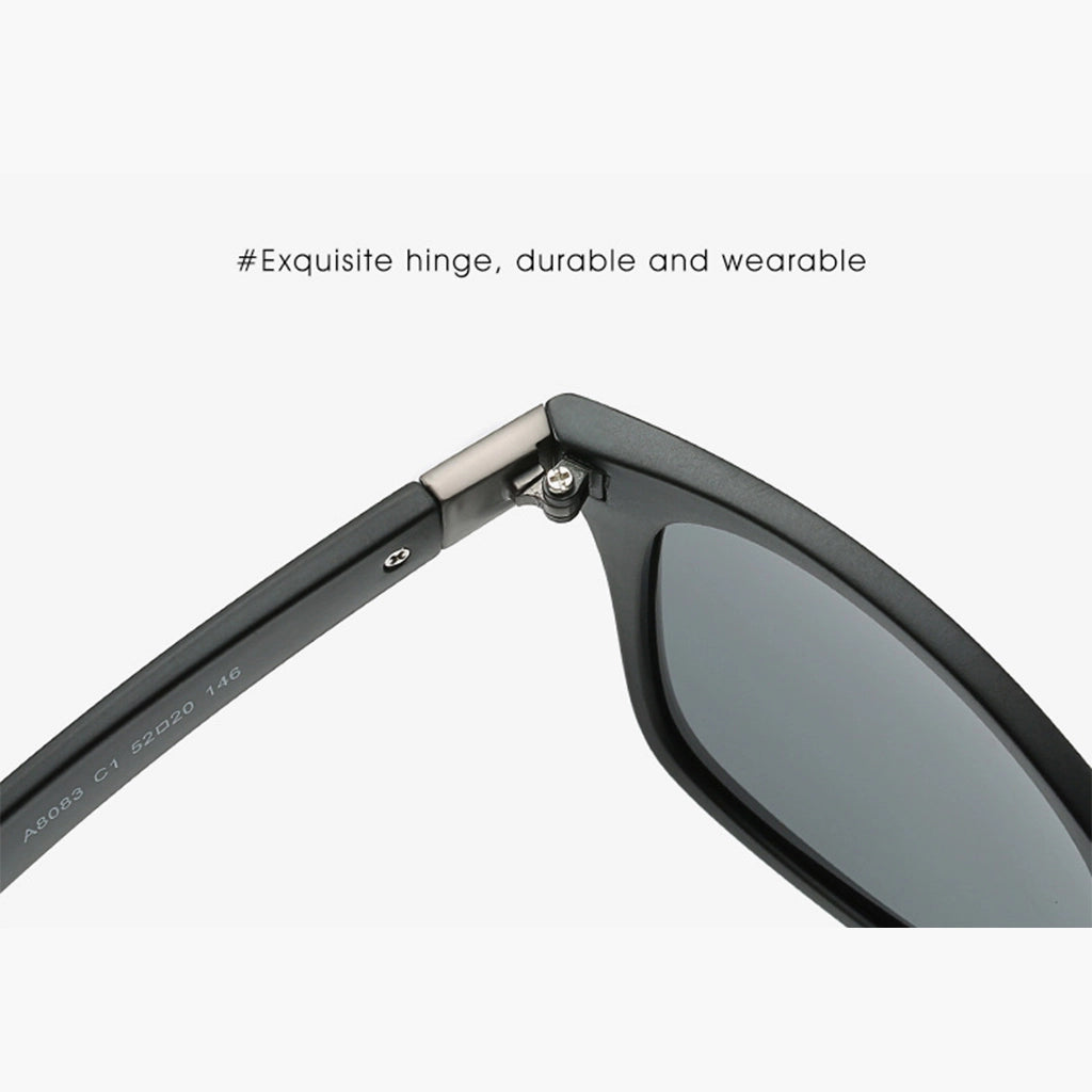Matte Black Techwear Sunglasses