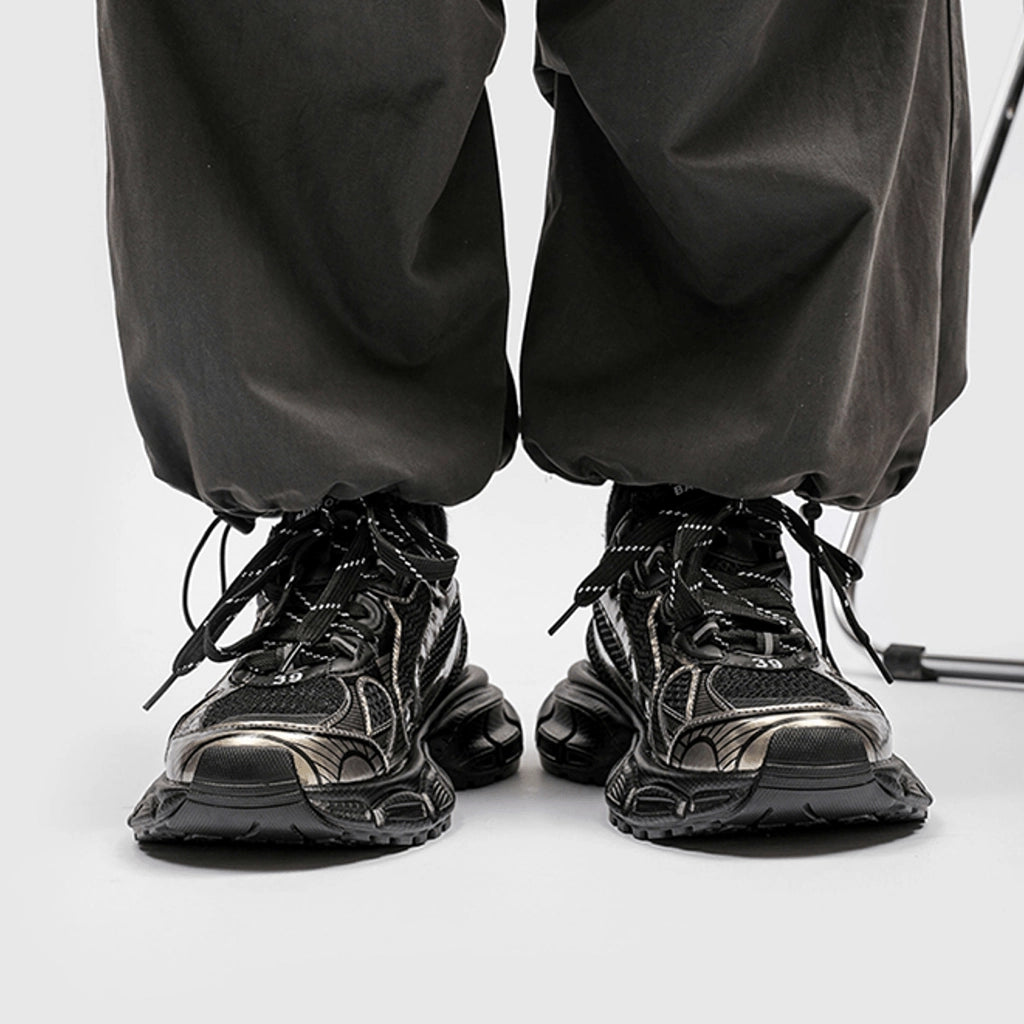 Metallic Finish Sneakers