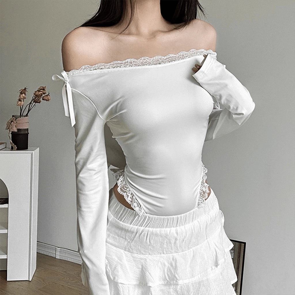 White Hooded Bodysuit