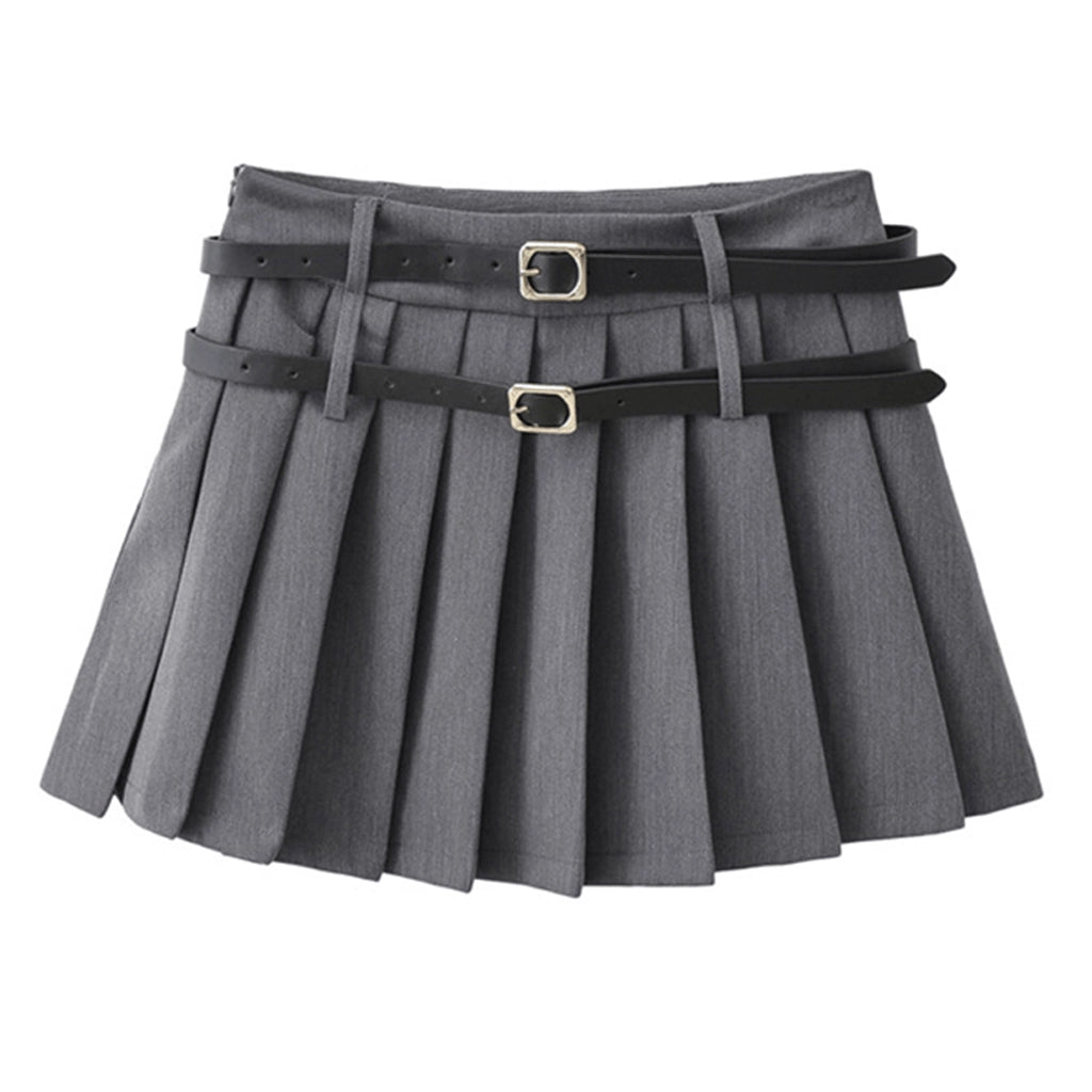 Double Buckles Skirt