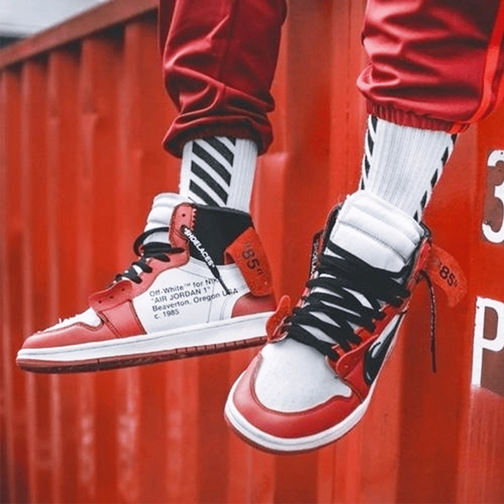 Diagonal Stripe Socks