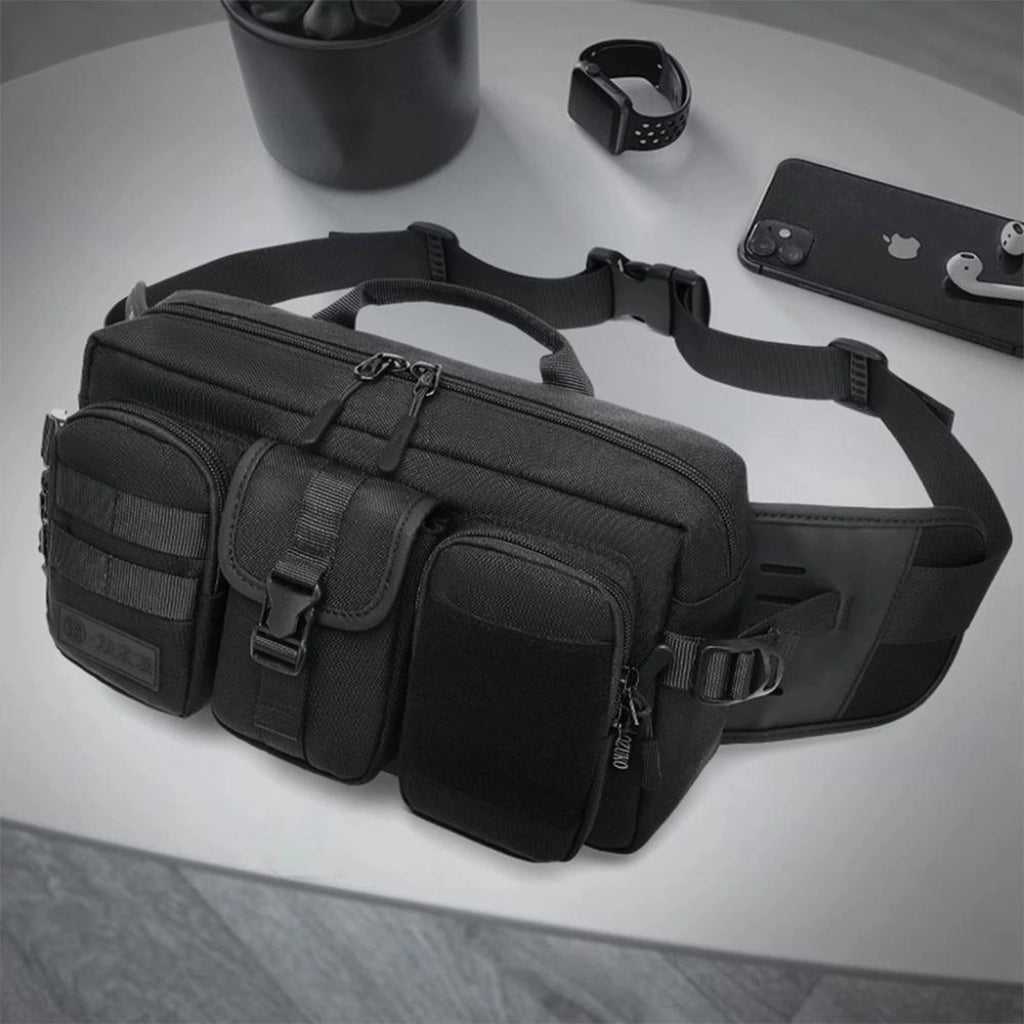 Crossbody Tech Bag with 11 Compartments