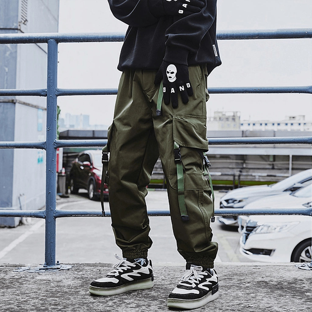 Green Techwear Pants