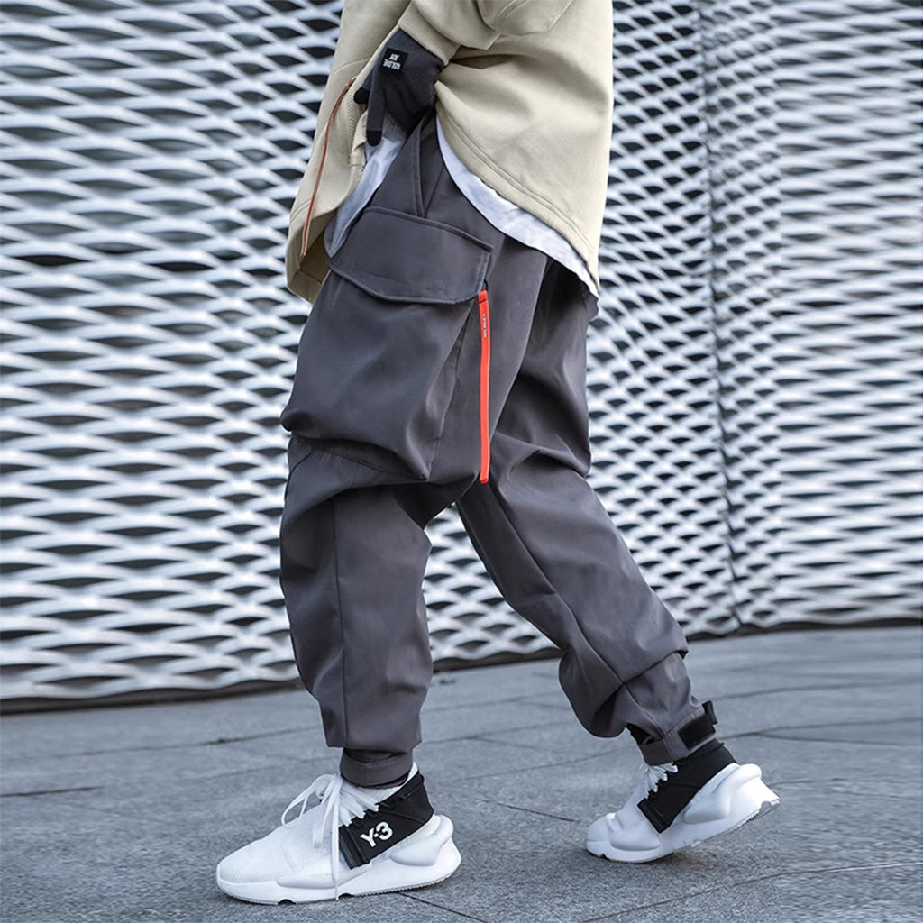 Adjustable Grey Tech Pants