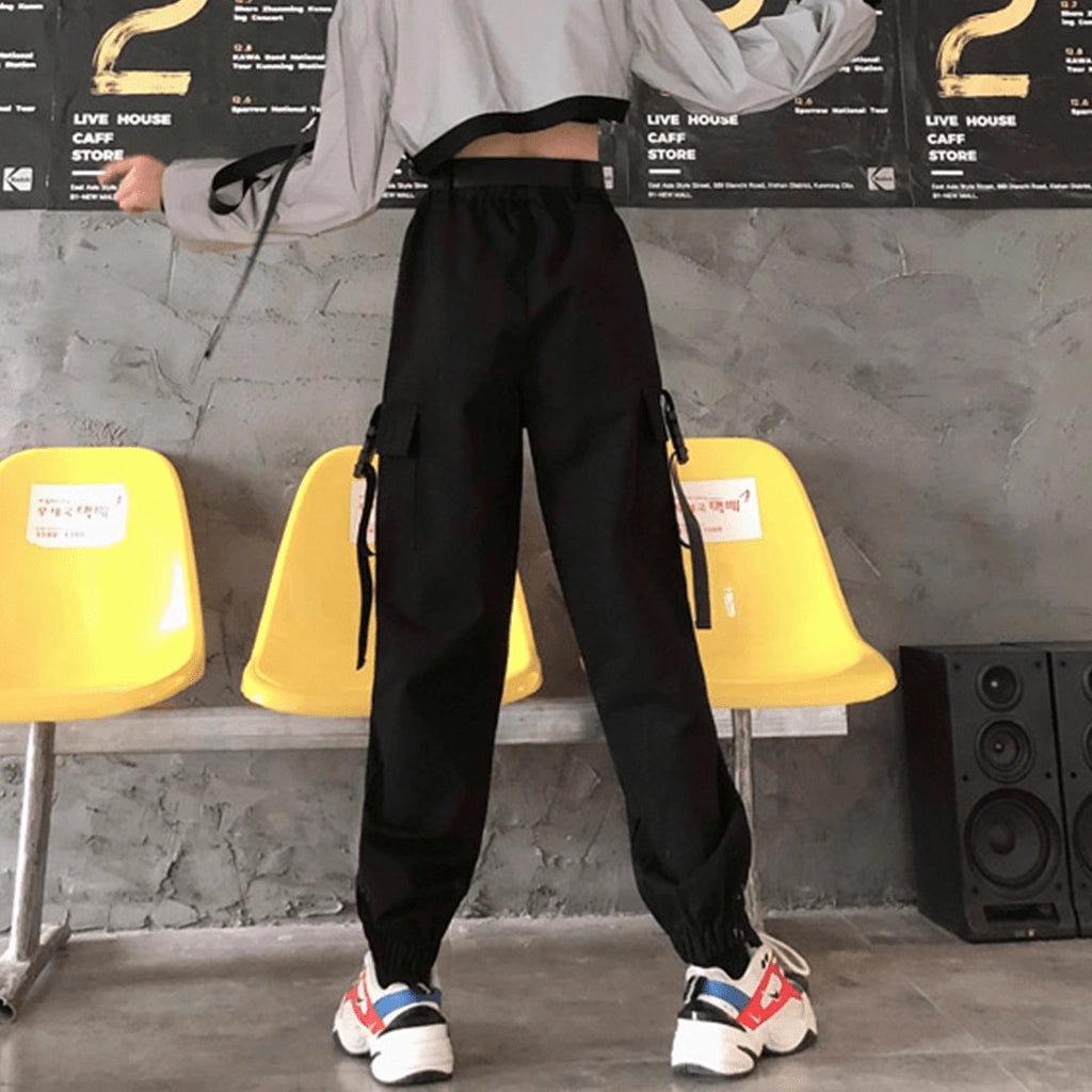 Green Pants with Utility Pockets