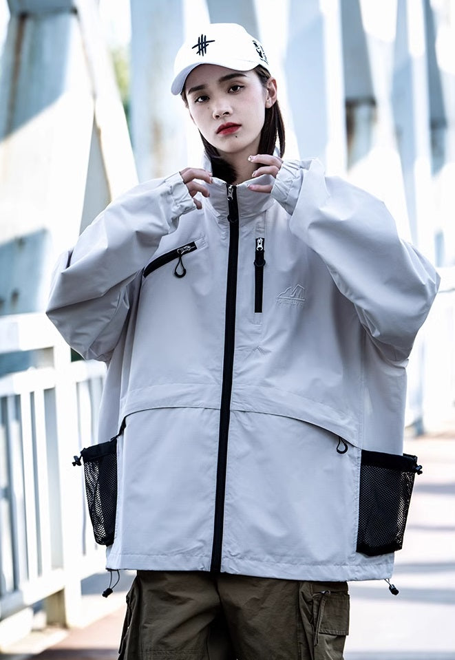 Utility Pocket Techwear Jacket